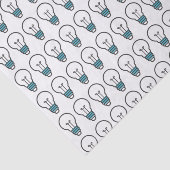 Gloeilampen patroon tissuepapier (Detail)