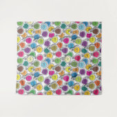 Gloeilampen Patroon wandtapijten Wandkleed (Voorkant (horizontaal))