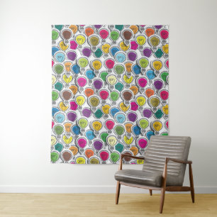 Gloeilampen Patroon wandtapijten Wandkleed