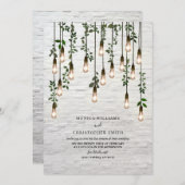  gloeilampen White Brick Botanical Virtual Kaart (Voorkant / Achterkant)