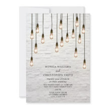 gloeilampen White Brick Wedding