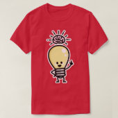 Gloeilampidee breins creatief genie grappige creat t-shirt (Design voorkant)