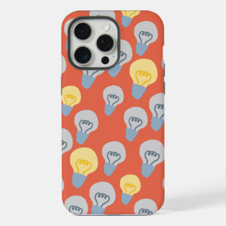 Gloeilampillustratie Heldere Ideeën Patroon iPhone 15 Pro Max Case