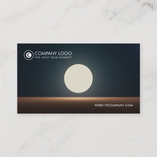 Gloeilampmomenten Visitekaartje (Voorkant)