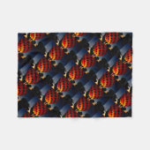 Gloeiluchtballon Fleece Deken (Voorkant (Horizontaal))