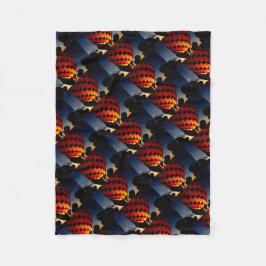 Gloeiluchtballon Fleece Deken