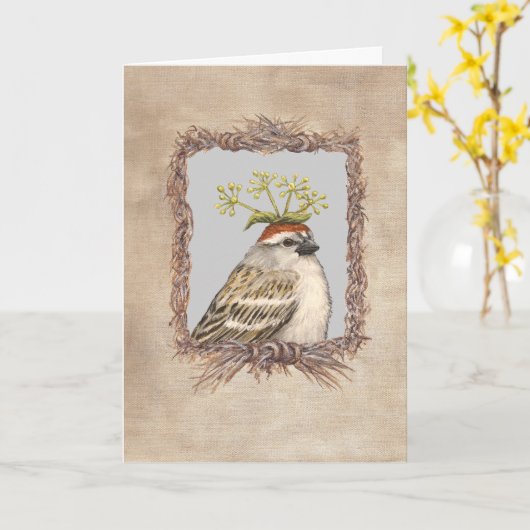 Gloeizige chipkaart kaart (Gele Bloem)