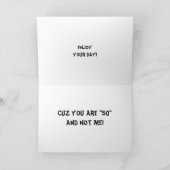 GLOERENDE GOAT "50E BIRTHDAY" KAART (Binnen)