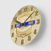 Gloeste executietoestel ronde klok (Hoek)