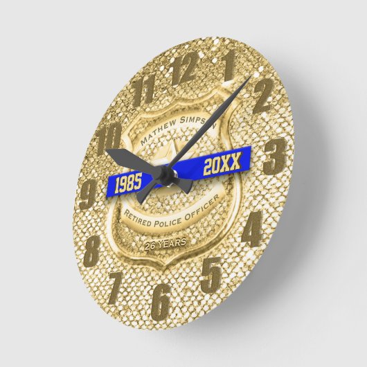 Gloeste executietoestel ronde klok (Hoek)