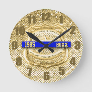 Gloeste executietoestel ronde klok