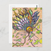 Gloeste satelliet briefkaart (Voorkant / Achterkant)