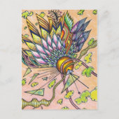 Gloeste satelliet briefkaart (Voorkant)