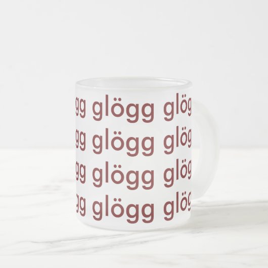 Glogg Glogg Funny Scandinavian Liquor Matglas Koffiemok (Voorkant rechts)