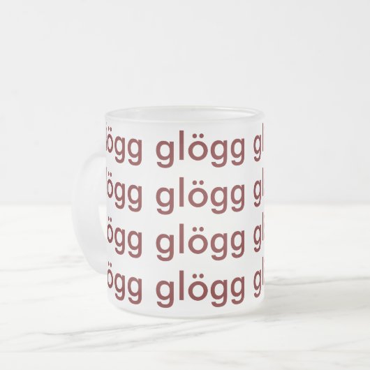Glogg Glogg Funny Scandinavian Liquor Matglas Koffiemok (Voorkant links)