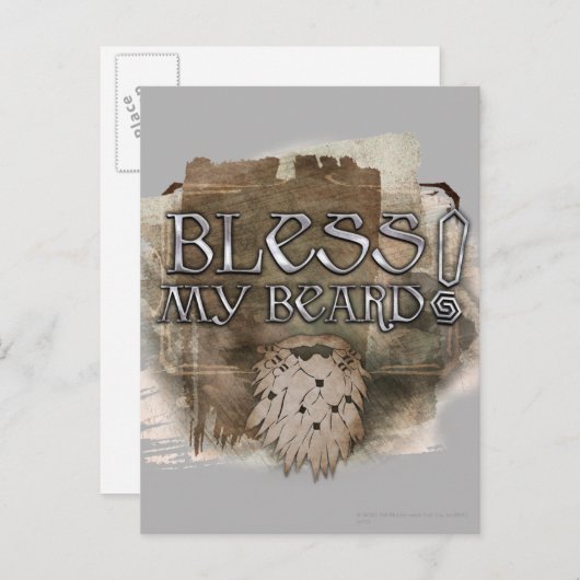 Gloin - Mijn baard zonder baard Briefkaart (Voorkant / Achterkant)