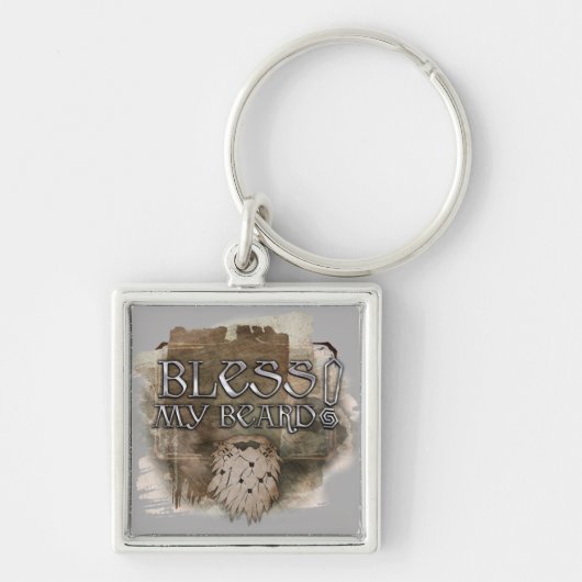 Gloin - Mijn baard zonder baard Sleutelhanger (Voorkant)