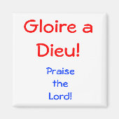 Gloire a Dieu!, Magneet (Voorkant)