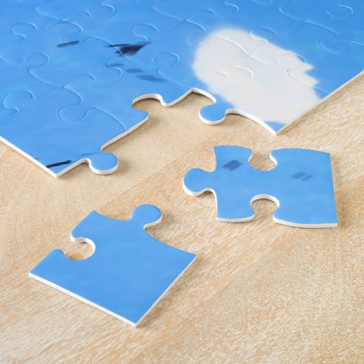 glooiende kleuren legpuzzel (Zijkant)