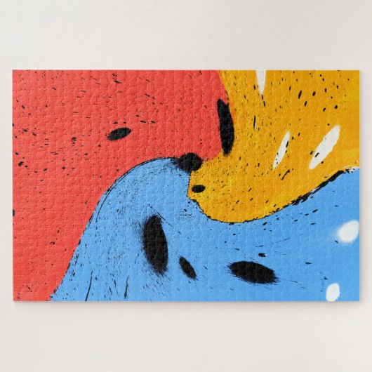 glooiende kleuren legpuzzel (Horizontaal)