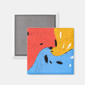 glooiende kleuren magneet (Voorkant / Achterkant)