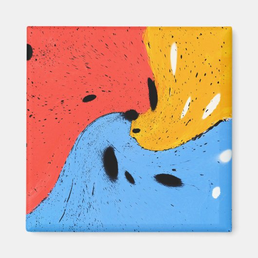 glooiende kleuren magneet (Voorkant)