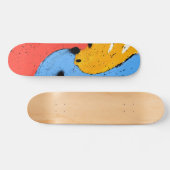 glooiende kleuren persoonlijk skateboard (Horizontaal)