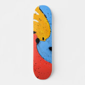 glooiende kleuren persoonlijk skateboard (Voorkant)