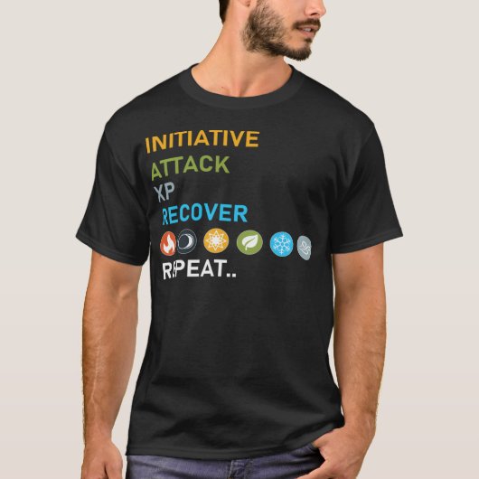 Gloomhaven Initiative Attack XP Herhaal Boa T-shirt (Voorkant)