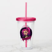 Gloomkitty Acryl Bekerstoom Drinkbeker (Voorkant)