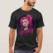Gloomkitty Donker T-shirt (Voorkant)