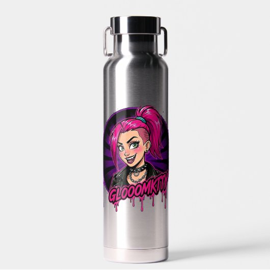 Gloomkitty Geïsoleerde Fles (Voorkant)
