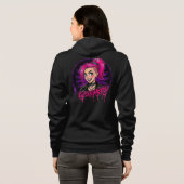 Gloomkitty ritssluiting hoodie (Achterkant volledig)
