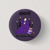 Gloomth - De Gothic Hygge Button (Voorkant)