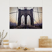 Gloomy Brooklyn Poster (Keuken)
