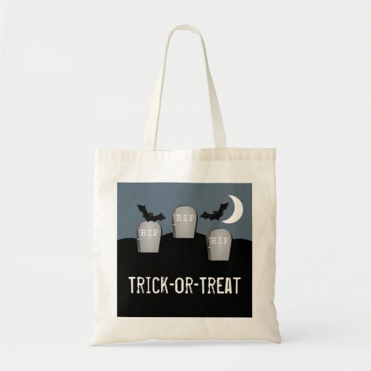 Gloomy Graveyard Halloween Bag Tote Bag (Voorkant)
