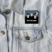 Gloomy Graveyard Halloween Button (In situ)