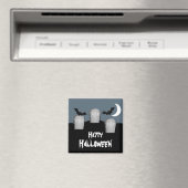 Gloomy Graveyard Halloween Magnet (Insitu (Vaatwasser))