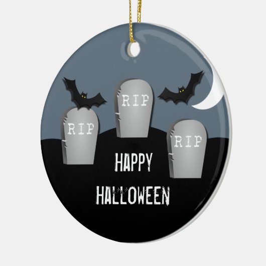 Gloomy Graveyard Halloween Ornament (Links)