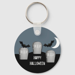 Gloomy Graveyard Halloween Sleutelhanger
