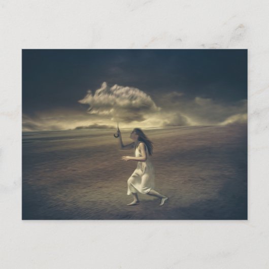 Gloomy zonder dat je je mist of een fantasiekunst briefkaart (Voorkant)