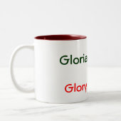 Gloria a a Dios! Tweekleurige Koffiemok (Links)