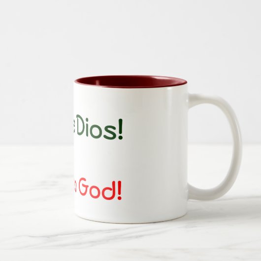 Gloria a a Dios! Tweekleurige Koffiemok (Rechts)