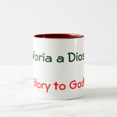 Gloria a a Dios! Tweekleurige Koffiemok (Center)