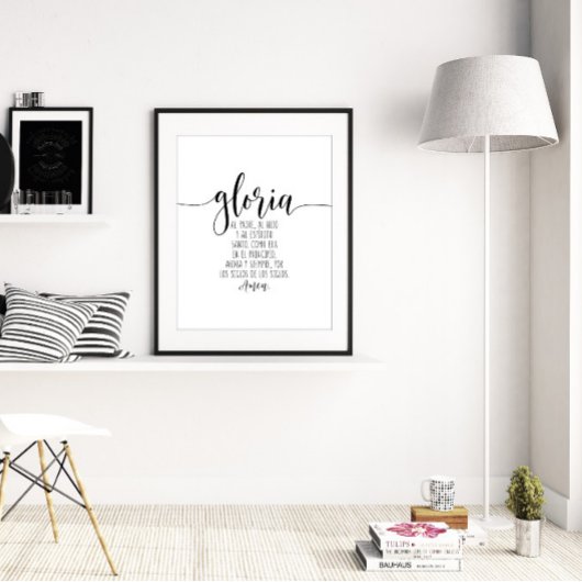 Gloria Al Padre, Al Hijo Y Al Espíritu Santo Poster