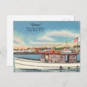 "Gloria" Deep Zee Vist, Cape May, New Jersey Briefkaart (Voorkant / Achterkant)