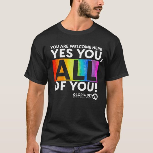Gloria Dei Pride 2023 T-shirt (Voorkant)