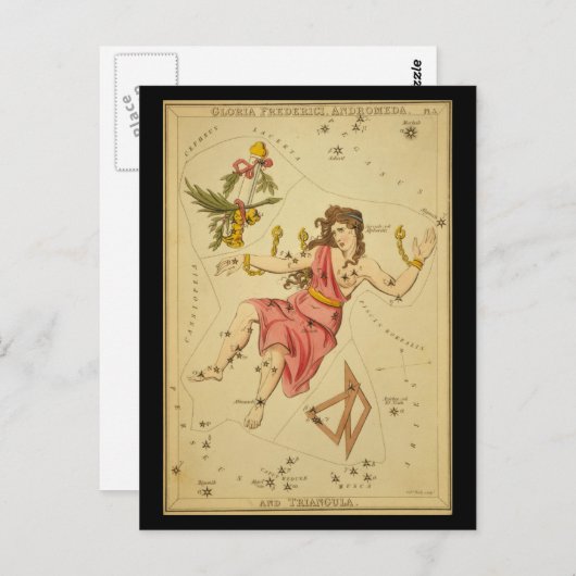 Gloria Frederici, Andromeda en Triangula Briefkaart (Voorkant / Achterkant)