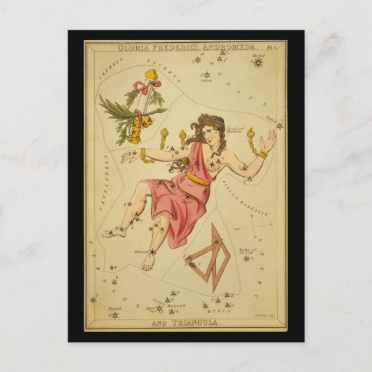 Gloria Frederici, Andromeda en Triangula Briefkaart (Voorkant)