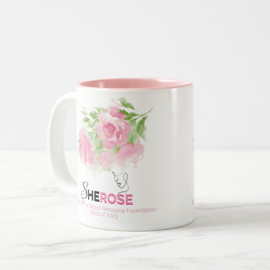 Gloria Gemma SheRose 2023 Herdenkingskoffie Mok (Voorkant links)